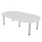 Skutchi Designs 45.25 in W, 84 in L, 29 in H, Engineered Wood Top, White HAR-RAC-46X84-PT-WC - alternate 1